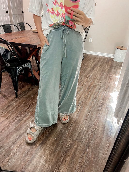 The Lounge Pant - Washed Blue