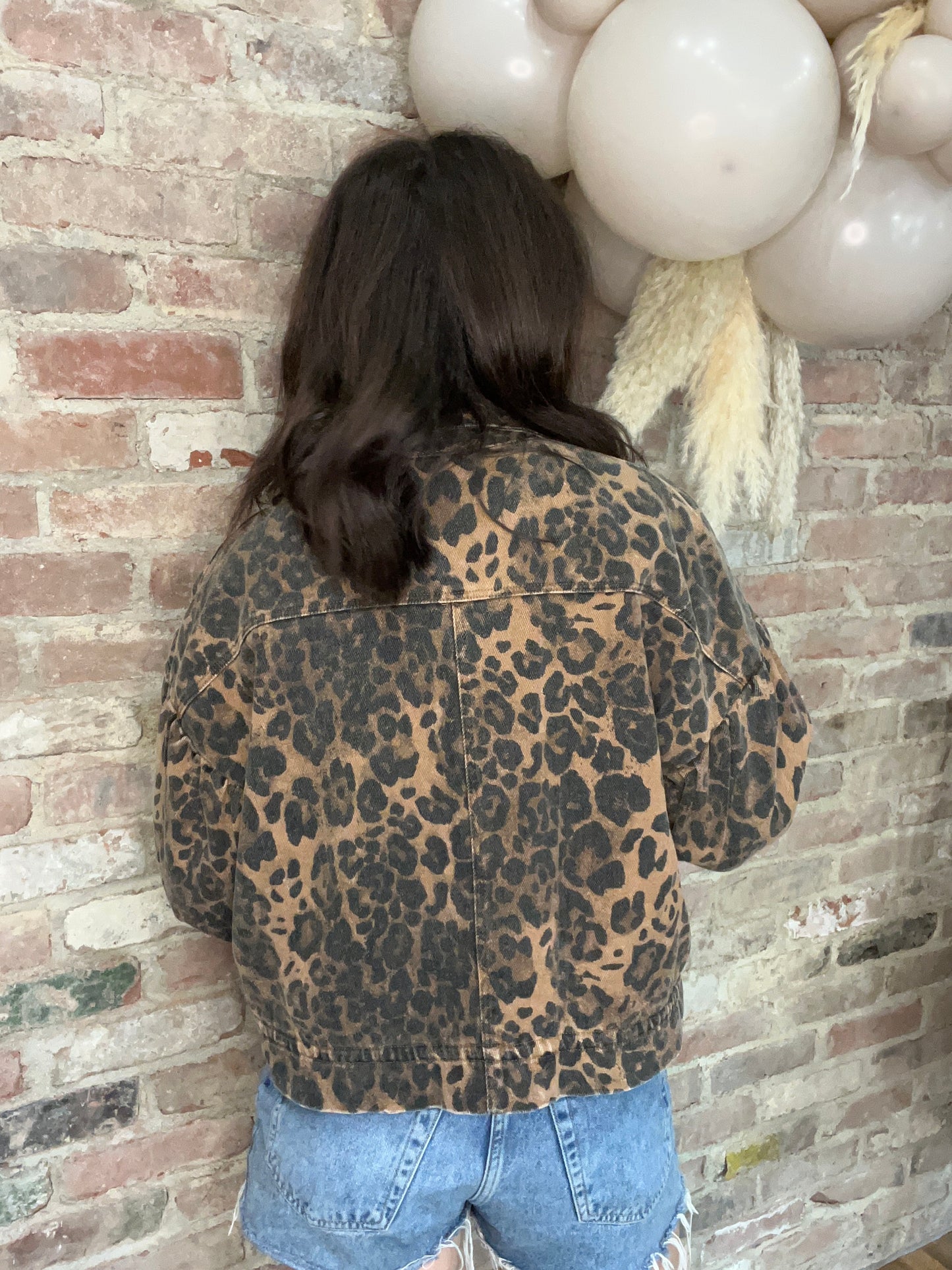 Cheetah Denim Jacket