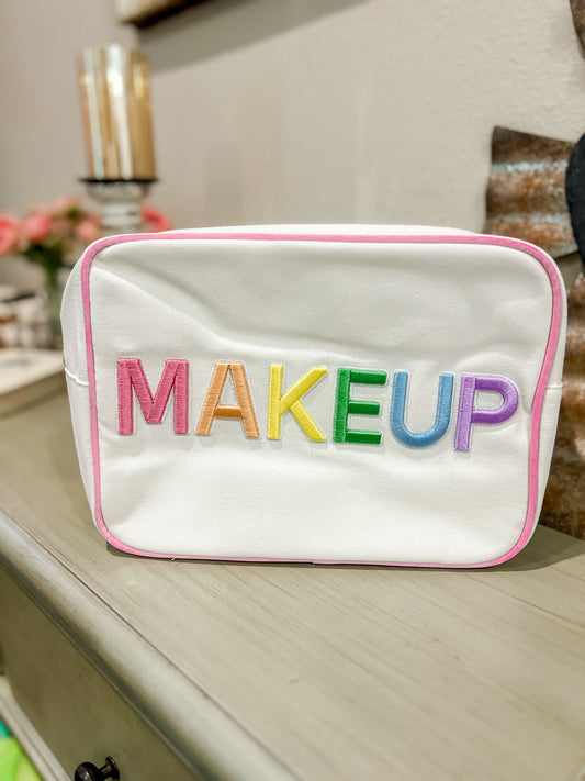 Large Makeup Bag / Canvas