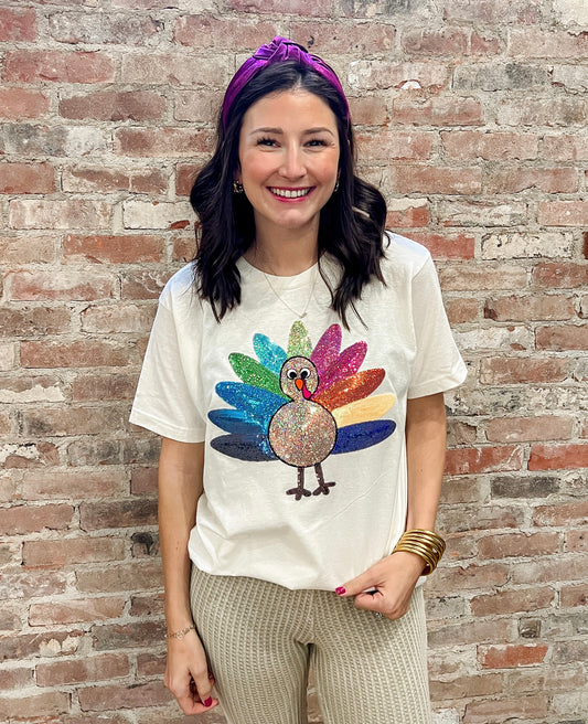 Sparkle Turkey T Shirt