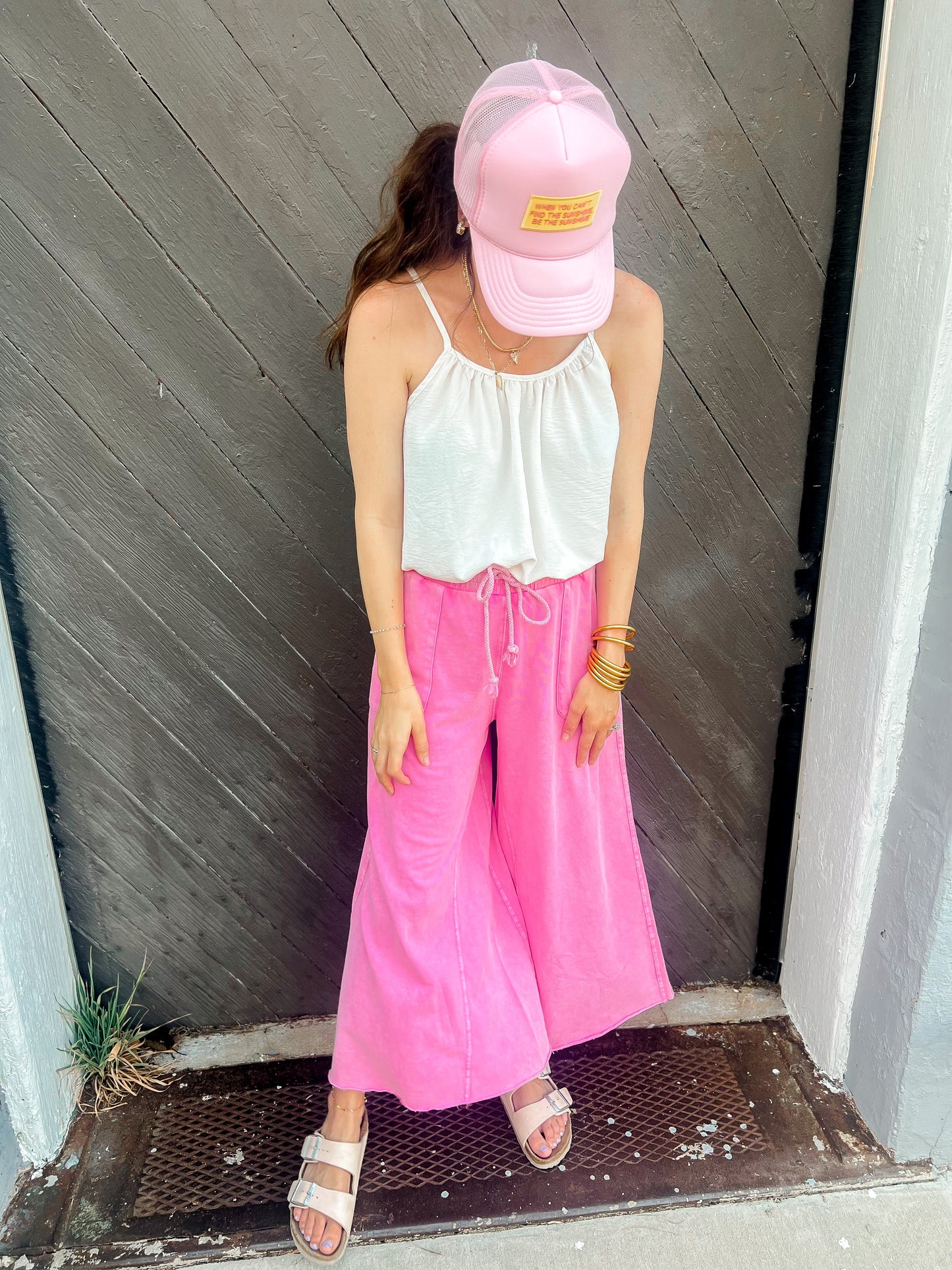 Barbie Pink Wide Leg Pants