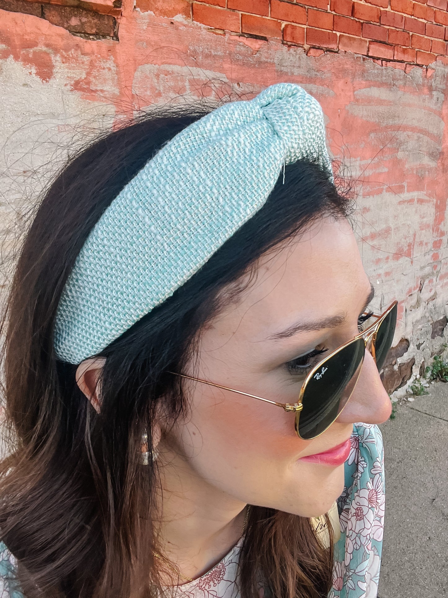 Mint Jute Headband